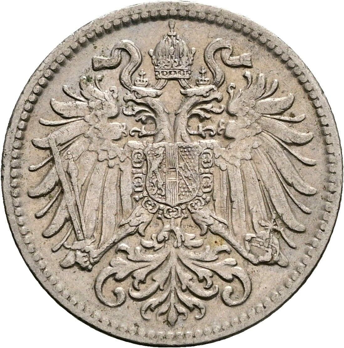10 Heller Franz Joseph I. 1848-1916 1909 – Rückseite