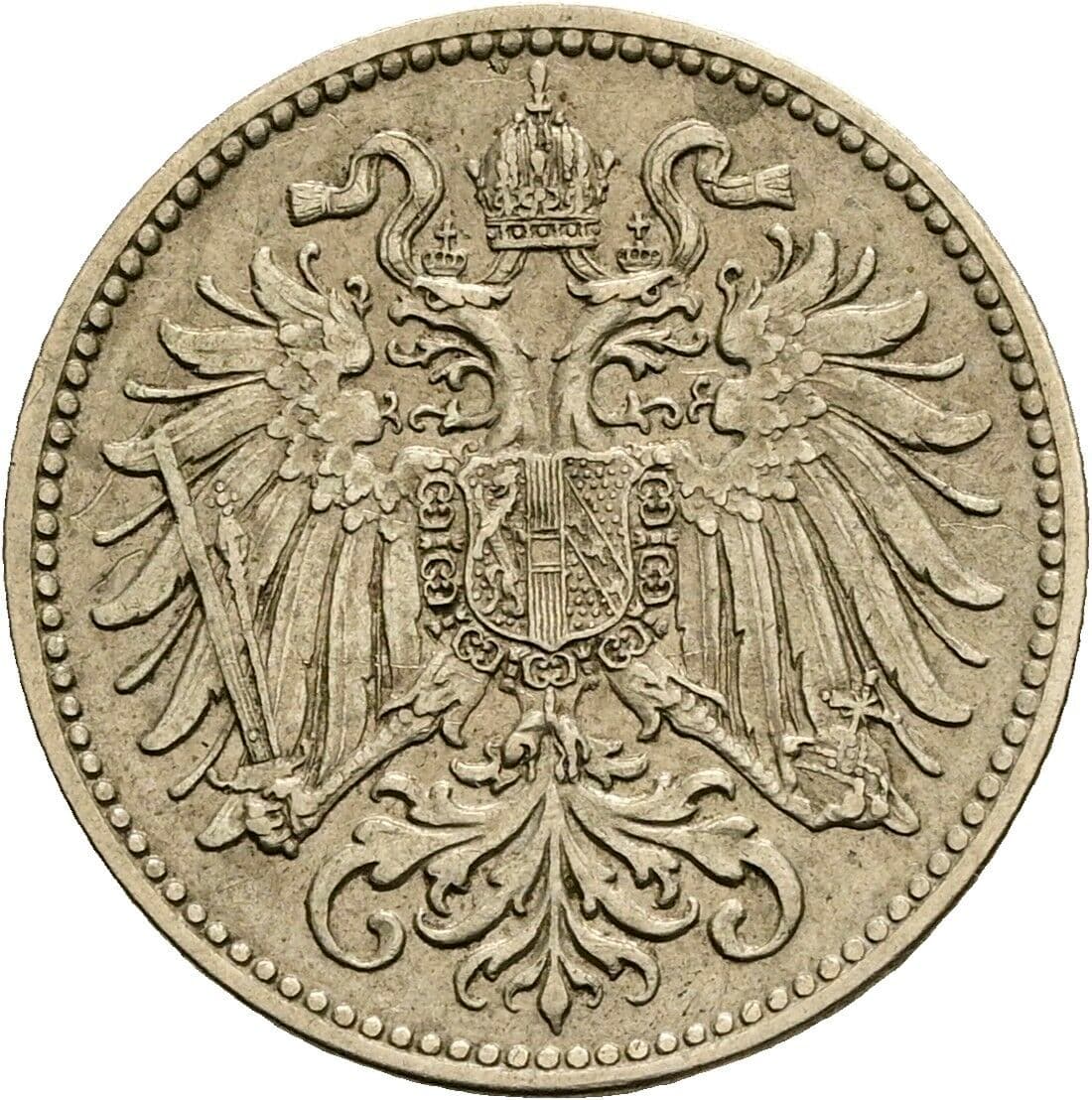 10 Heller Franz Joseph I. 1848-1916 1915 – Rückseite