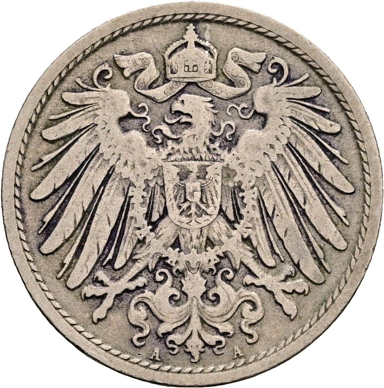 10 Pfennig 1903 A – Rückseite