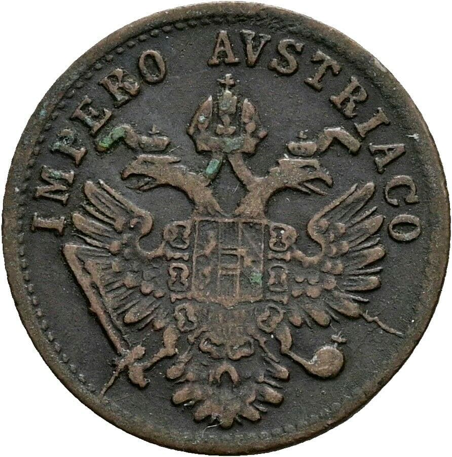 1 Centesimo Franz Joseph I. 1848-1916 1852 V, Venedig – Rückseite