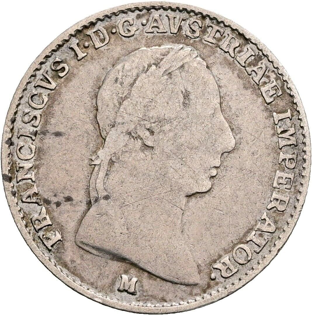 1/2 Lira Franz II.(I.) 1792-1835 1823 M – Vorderseite