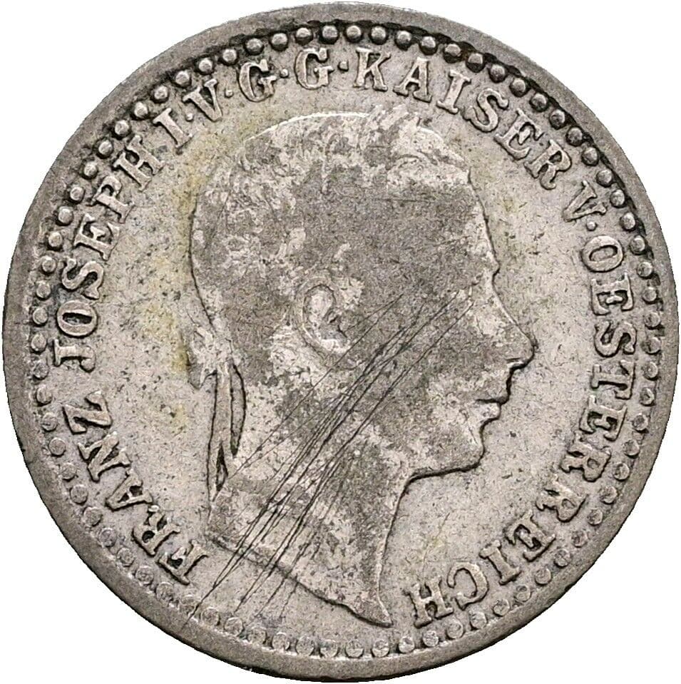 5 Kreuzer Franz Joseph I. 1848-1916 1859 M – Vorderseite