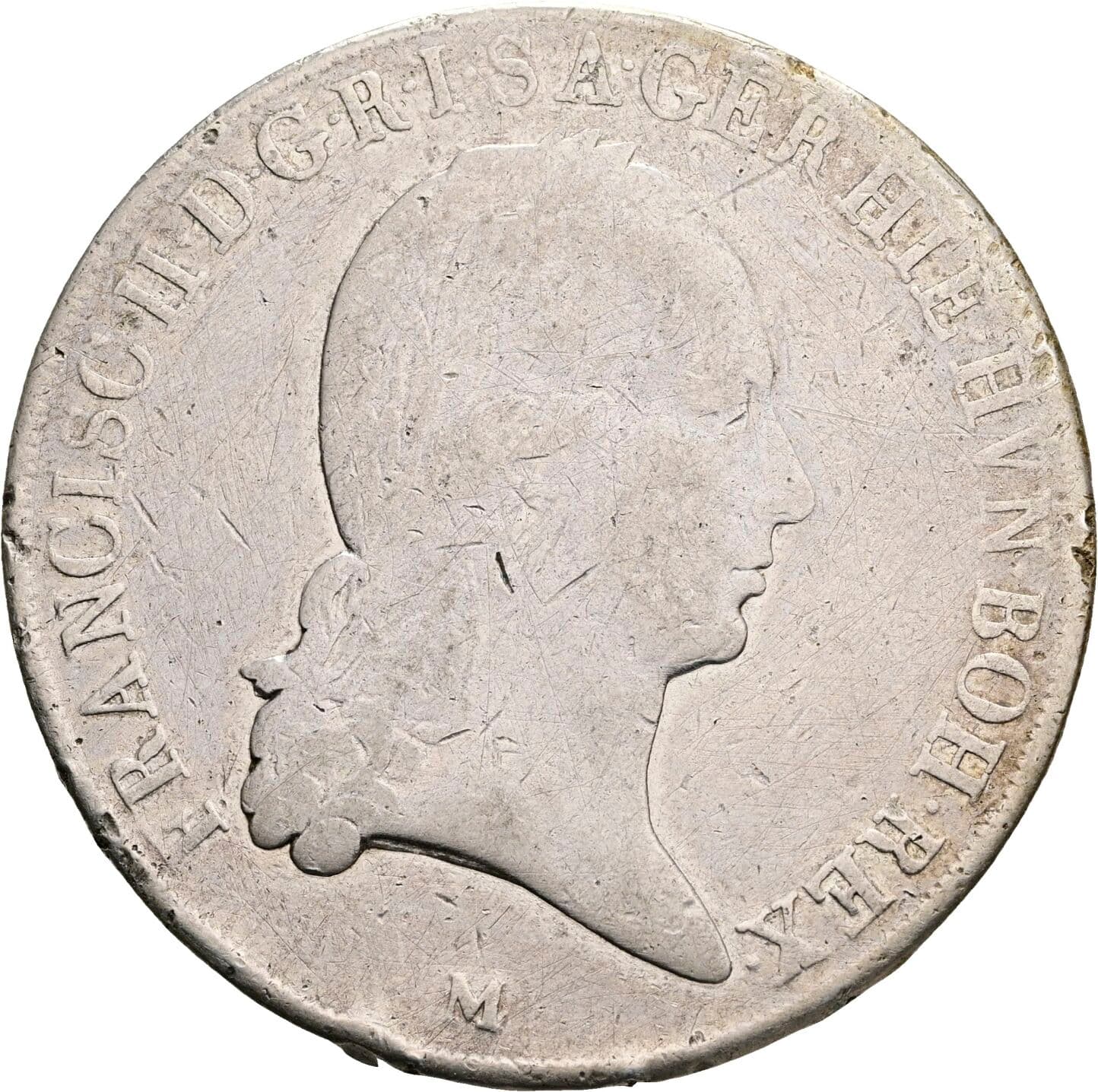 Kronentaler Franz II. (I). 1792-1835 1795 M – Vorderseite
