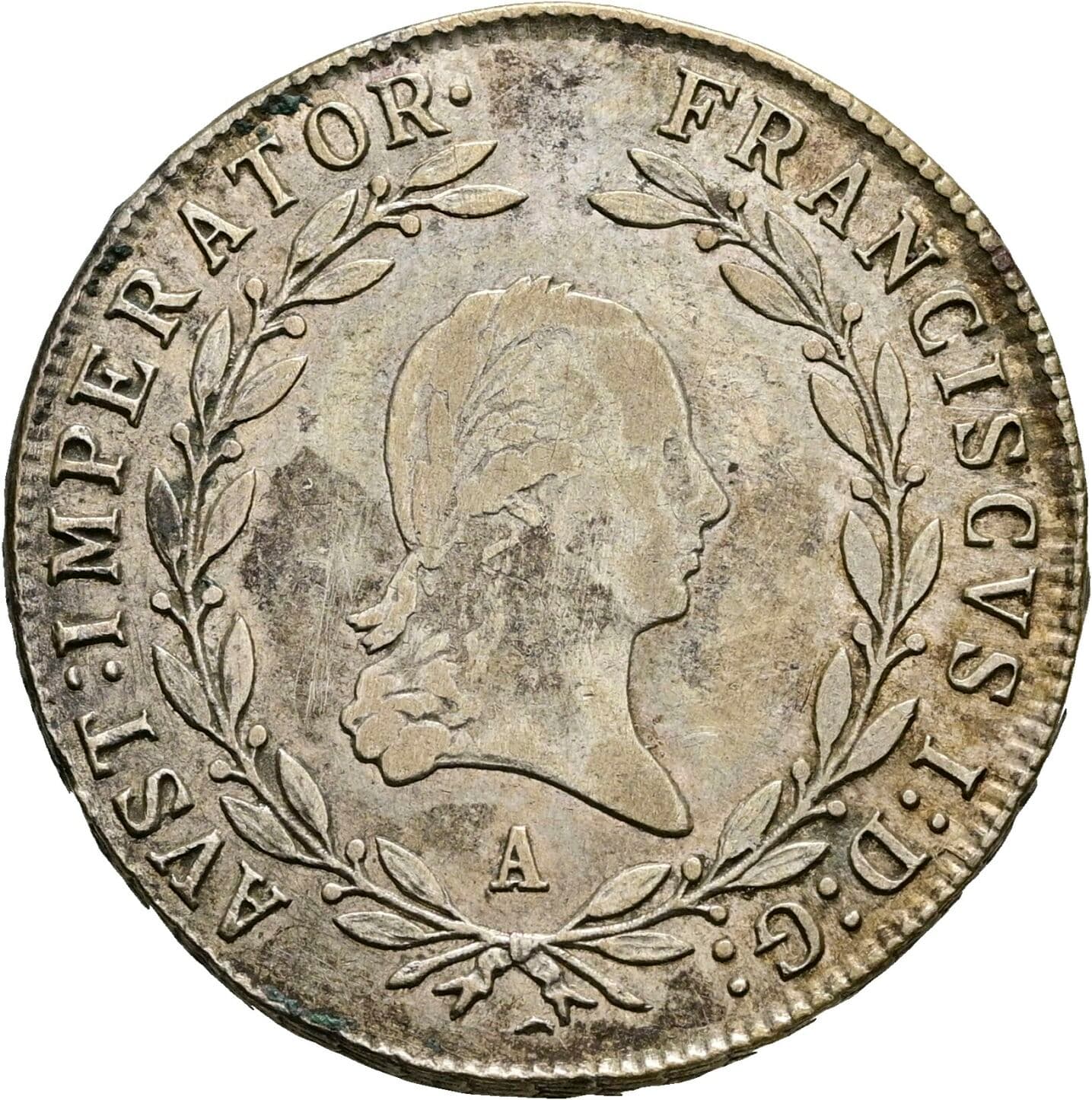 20 Kreuzer Franz II.(I.) 1792-1835 1814 A, Wien – Vorderseite