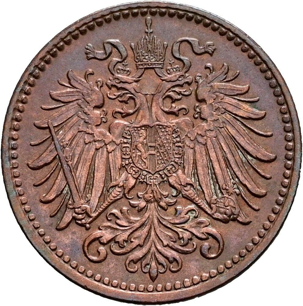 1 Heller Franz Joseph I. 1848-1916 1912 – Rückseite