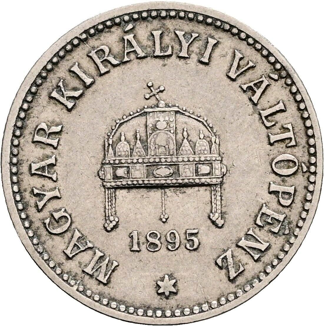 10 Filler Franz Joseph I. 1848-1916 1895 KB, Kremnitz – Rückseite