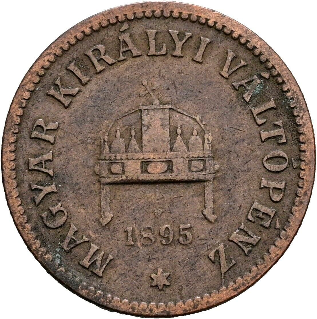 2 Filler Franz Joseph I. 1848-1916 1895 KB, Kremnitz – Rückseite