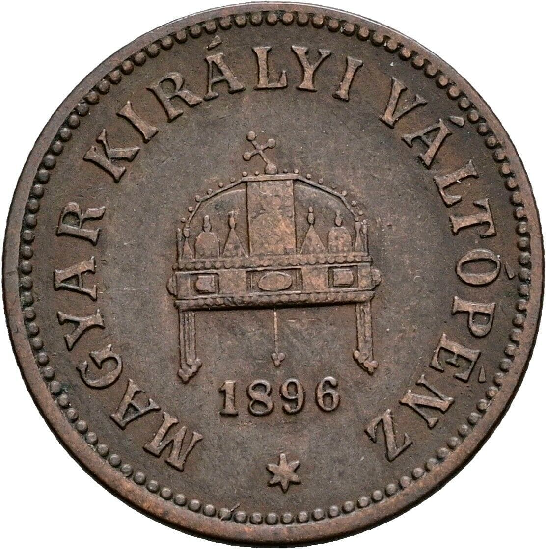 2 Filler Franz Joseph I. 1848-1916 1896 KB, Kremnitz – Rückseite