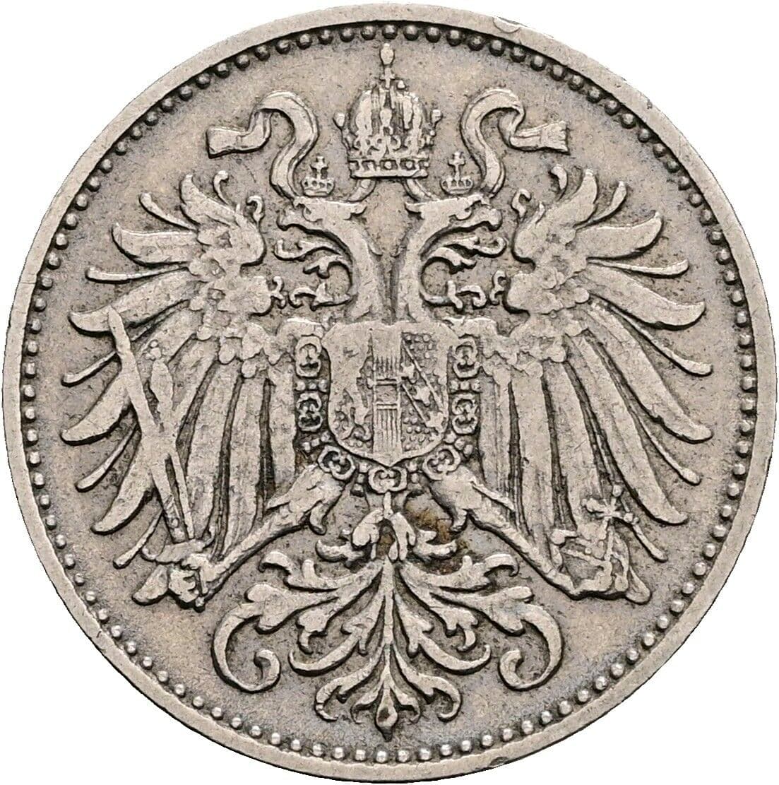 10 Heller Franz Joseph I. 1848-1916 1894 – Rückseite
