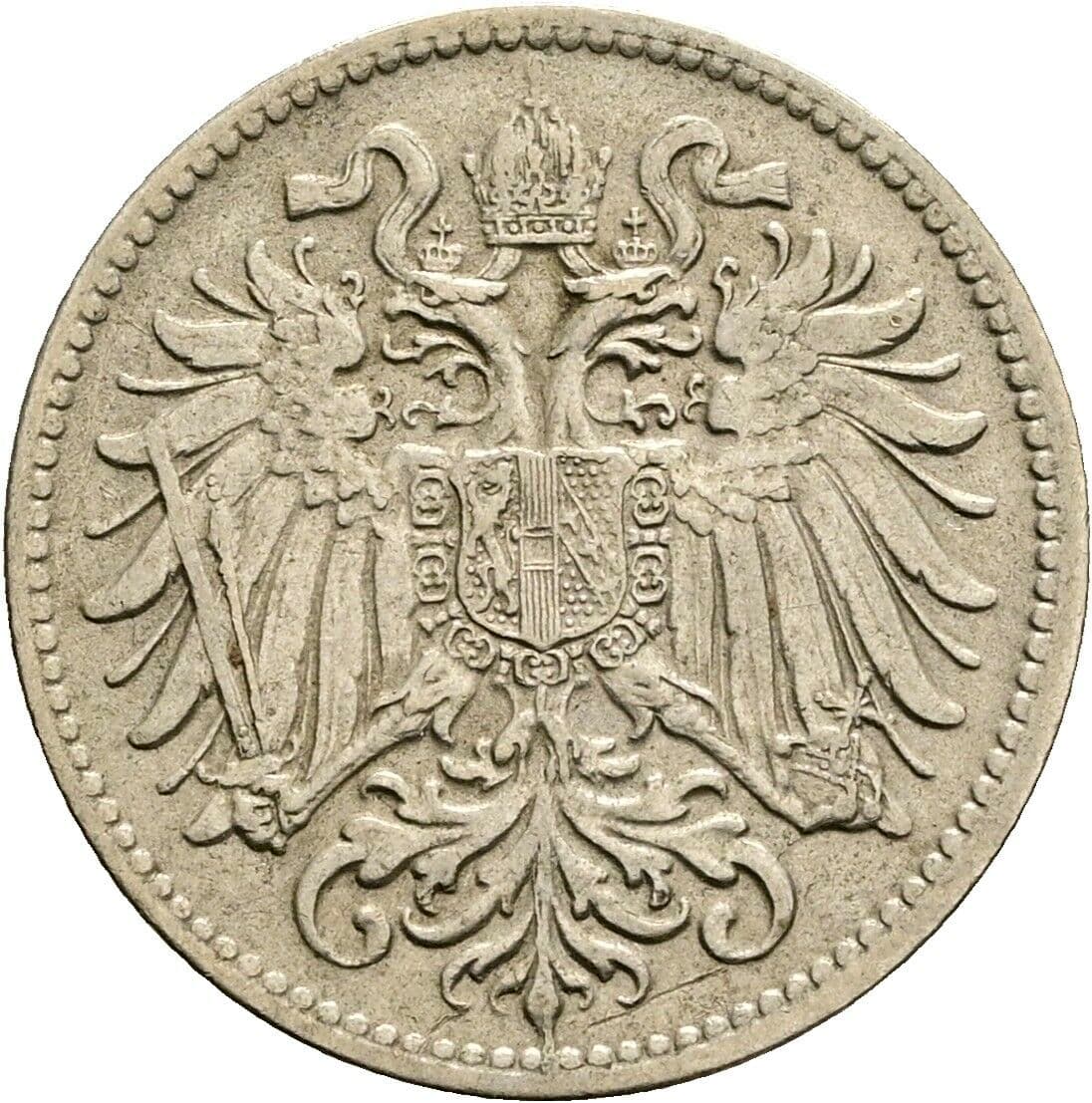 10 Heller Franz Joseph I. 1848-1916 1915 – Rückseite