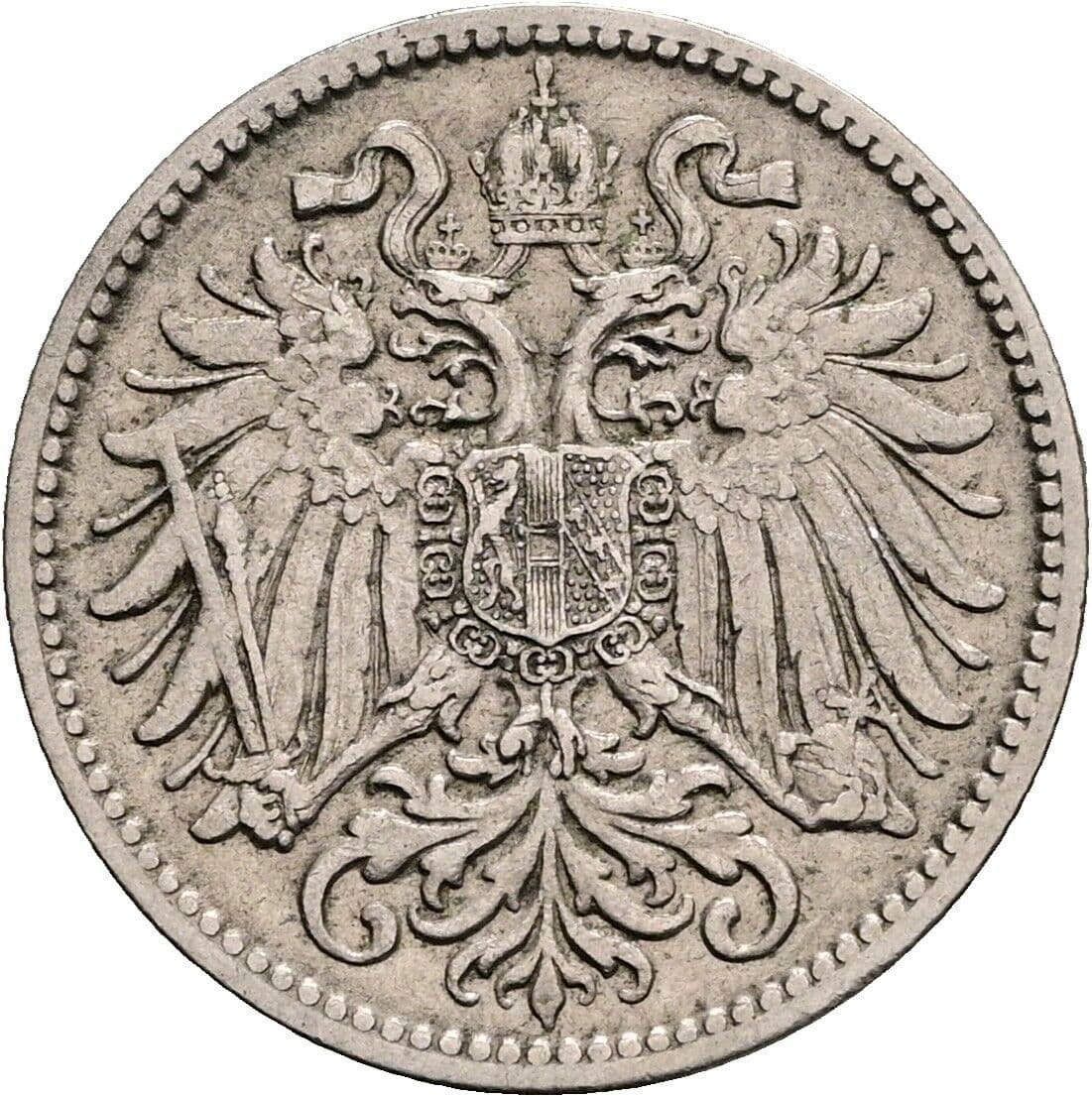 10 Heller Franz Joseph I. 1848-1916 1895 – Rückseite