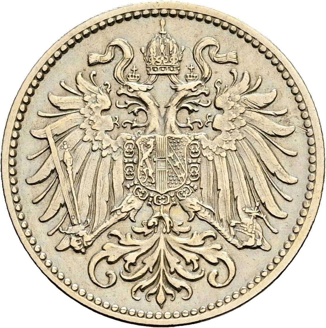 10 Heller Franz Joseph I. 1848-1916 1915 – Rückseite