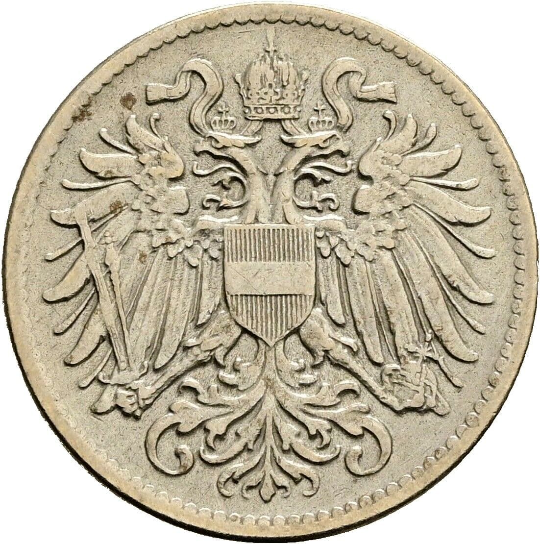 10 Heller Franz Joseph I. 1848-1916 1916 – Rückseite