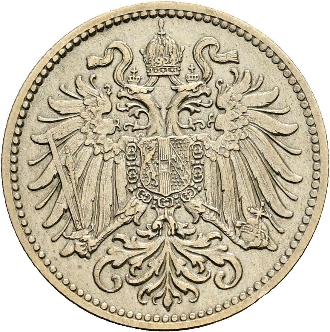 10 Heller Franz Joseph I. 1848-1916 1915 – Rückseite