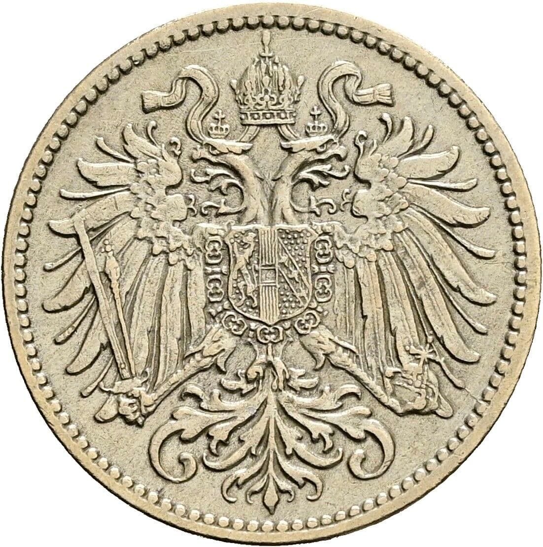 10 Heller Franz Joseph I. 1848-1916 1916 – Rückseite