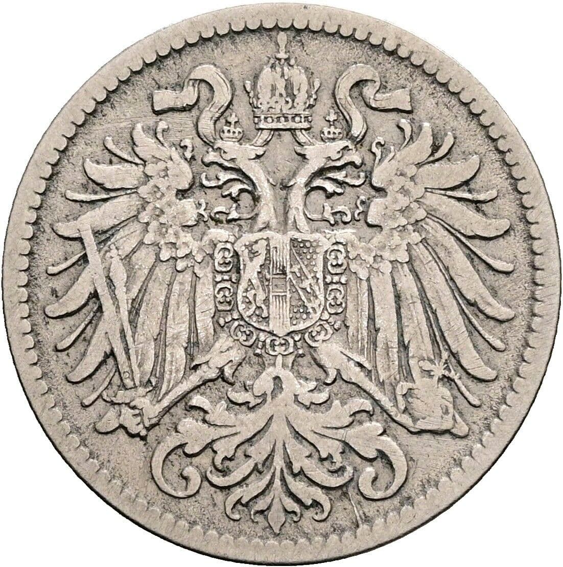10 Heller Franz Joseph I. 1848-1916 1895 – Rückseite