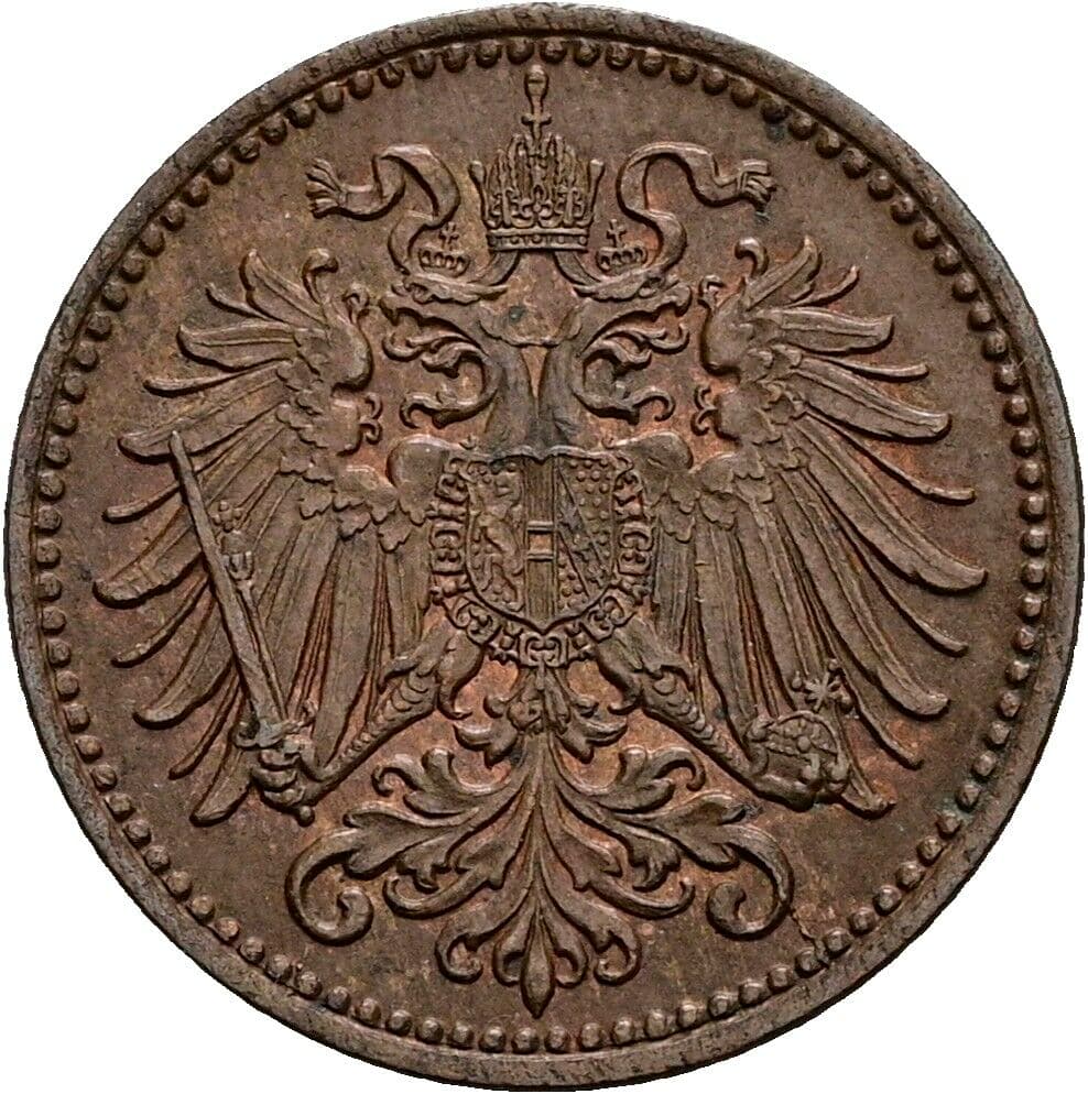 1 Heller Franz Joseph I. 1848-1916 1901 – Rückseite