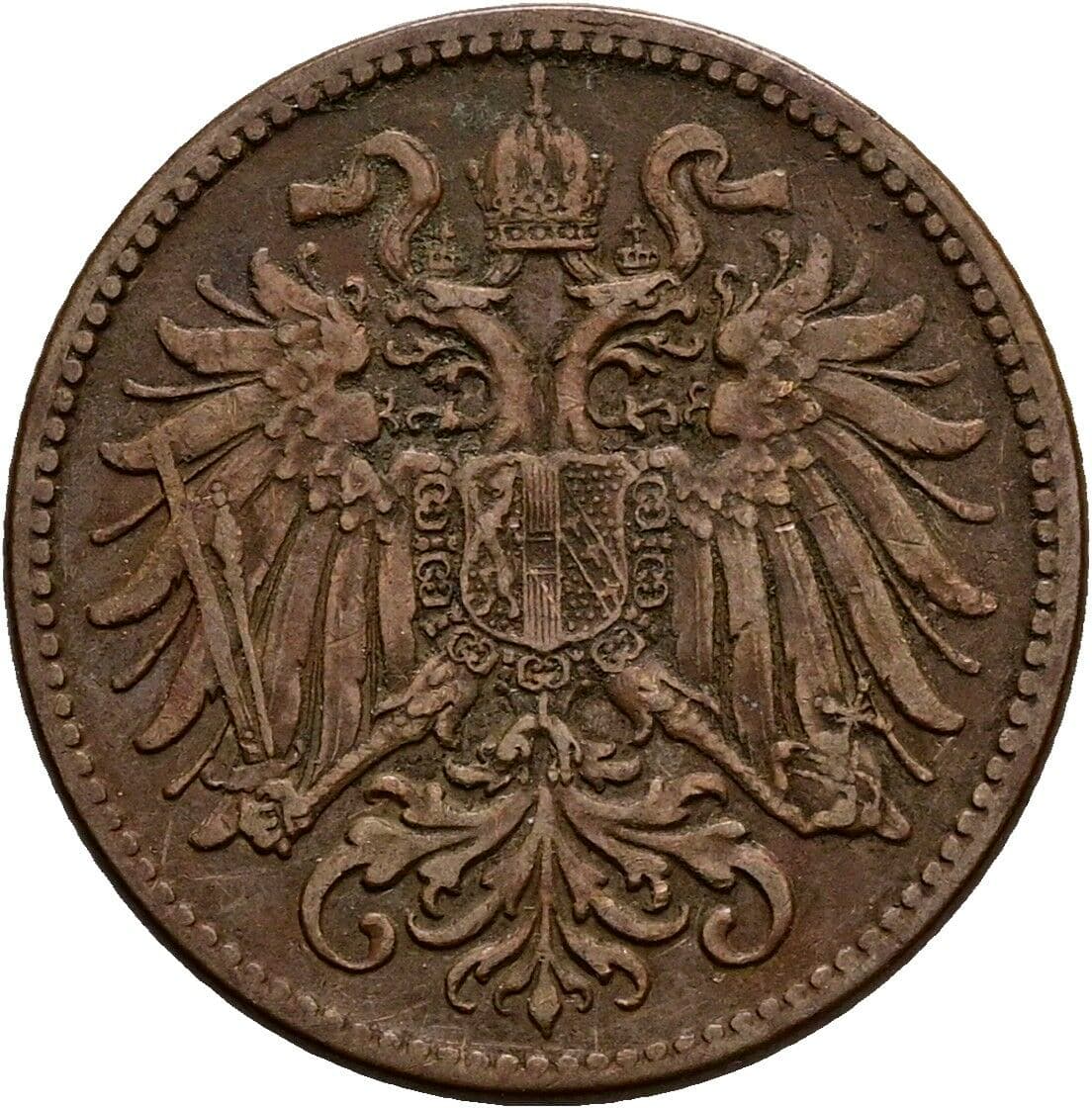 2 Heller Franz Joseph I. 1848-1916 1912 – Rückseite