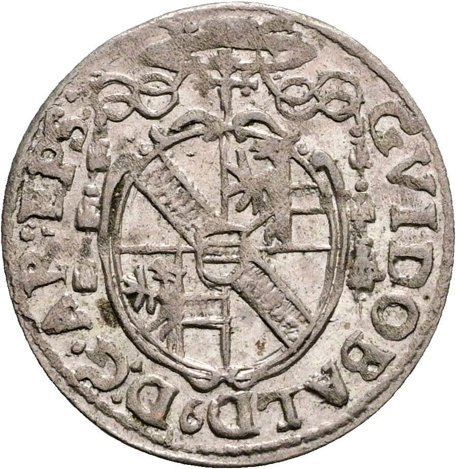 Kreuzer Guidobald Graf Thun Hohenstein 1654-1668 1657 – Rückseite