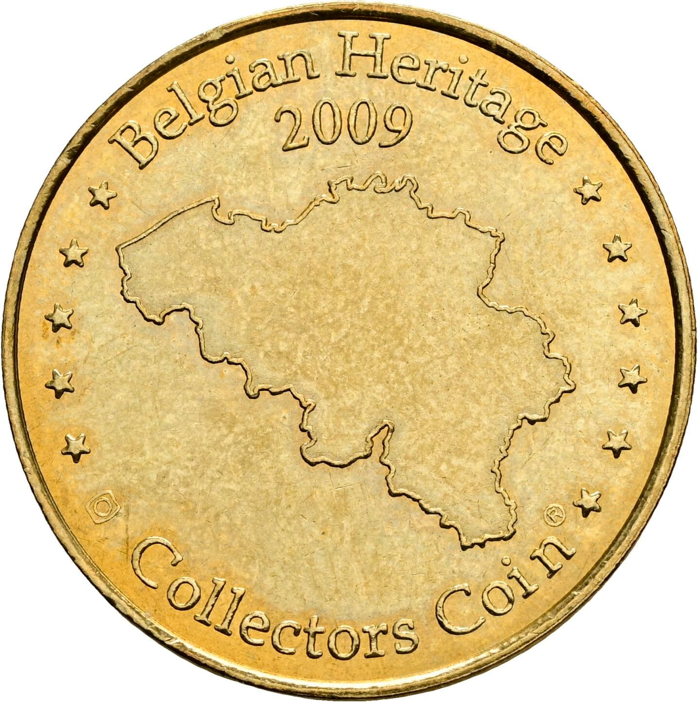 Medaille auf das kulturelle Erbe Belgiens