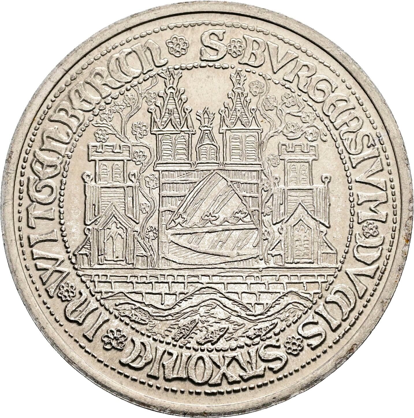 Medaille auf das Rathaus Wittenberg