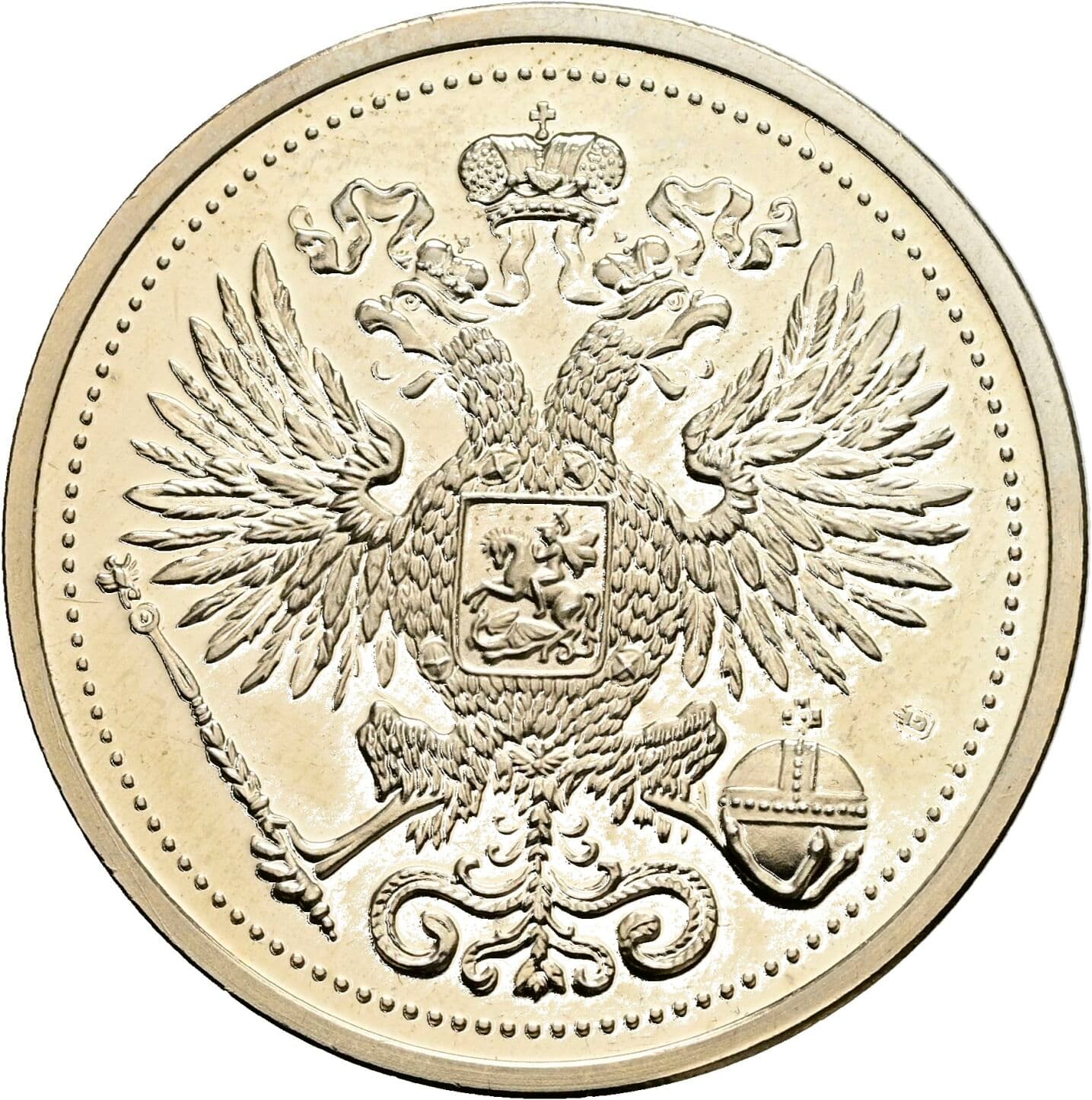 Medaille auf Boris Jelzin