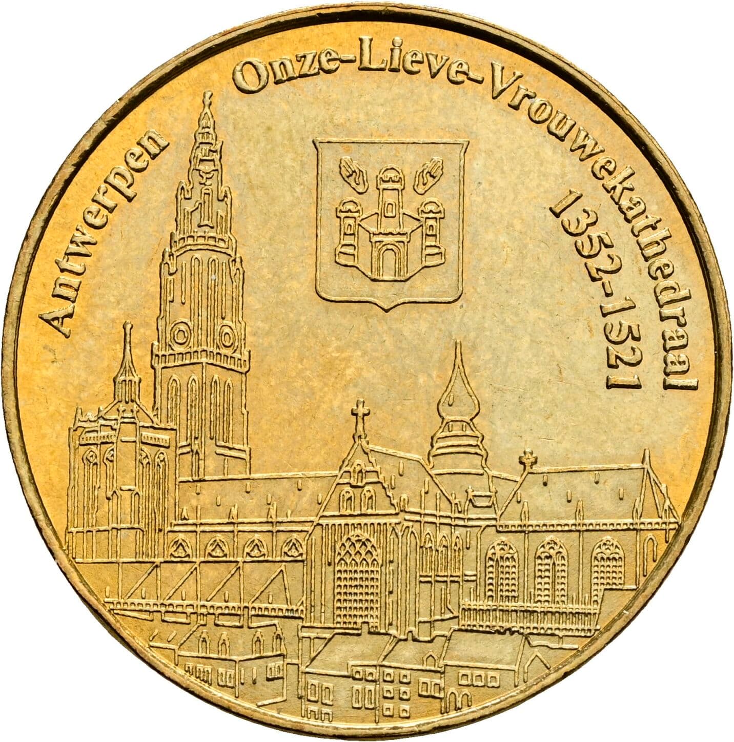 Medaille auf das kulturelle Erbe Belgiens