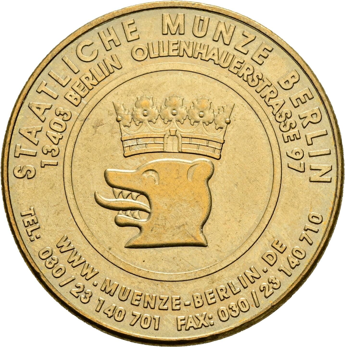 Medaille auf die staatliche Münze Berlin