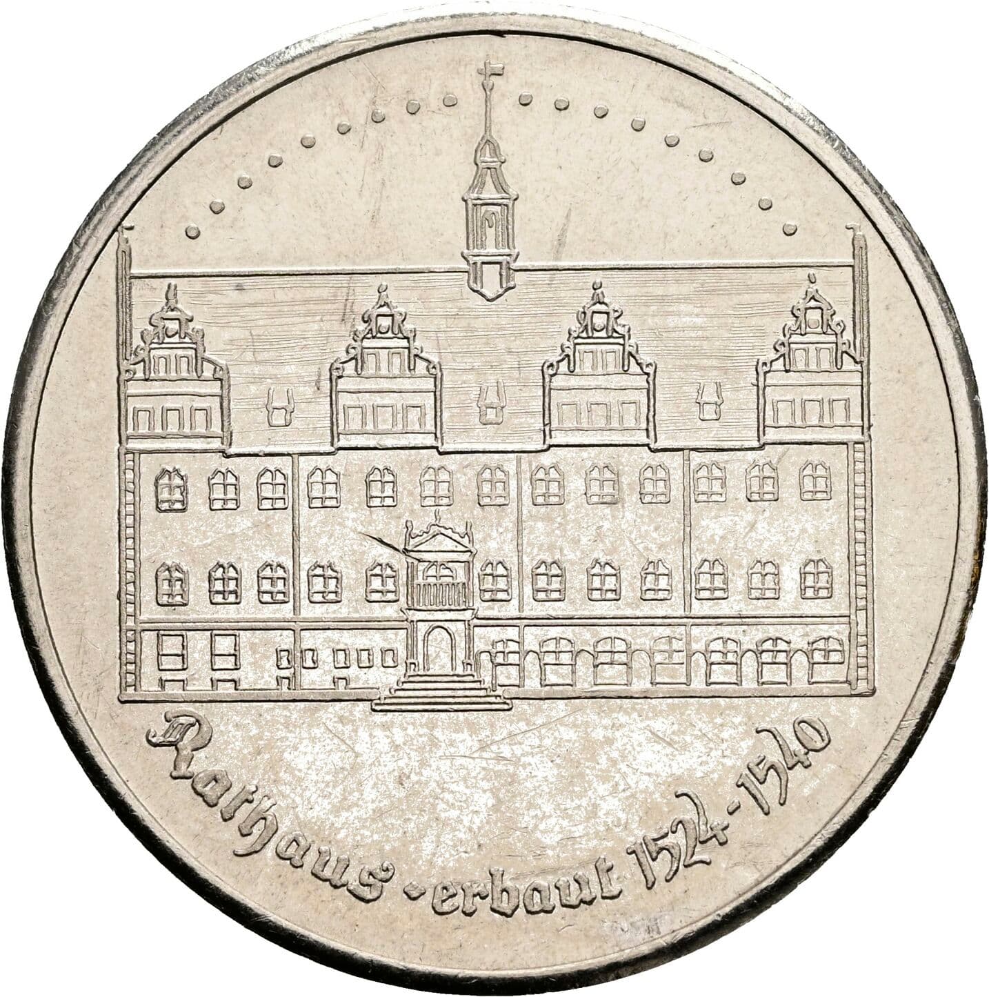 Medaille auf das Rathaus Wittenberg