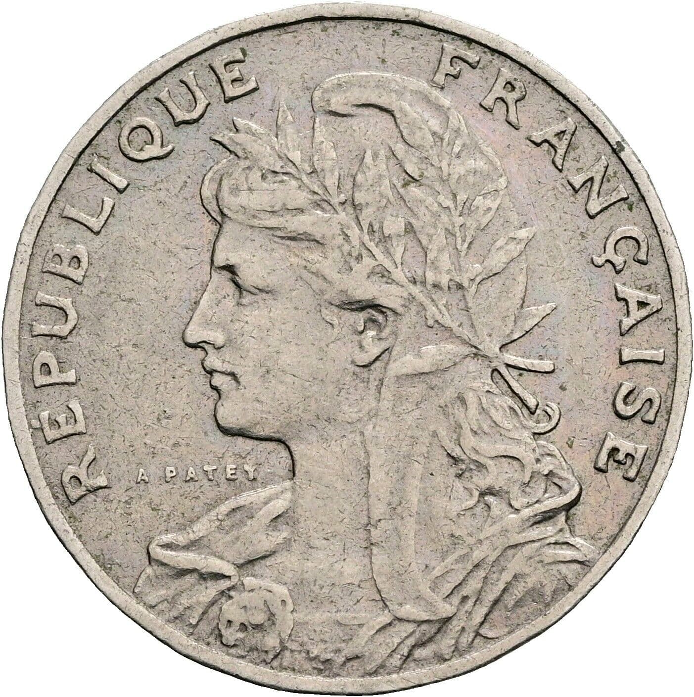 25 Centimes 1905 – Vorderseite