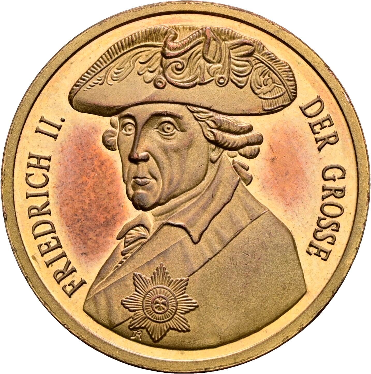 Medaille auf Friedrich II. der Große – Vorderseite