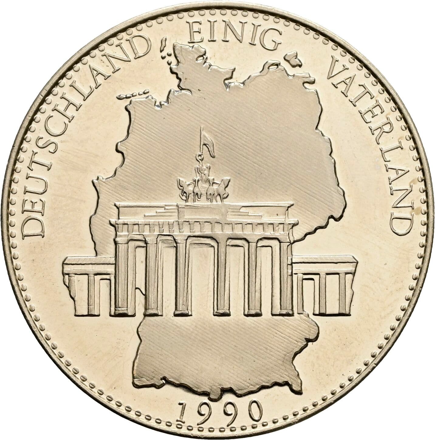 Medaille Deutschland einig Vaterland