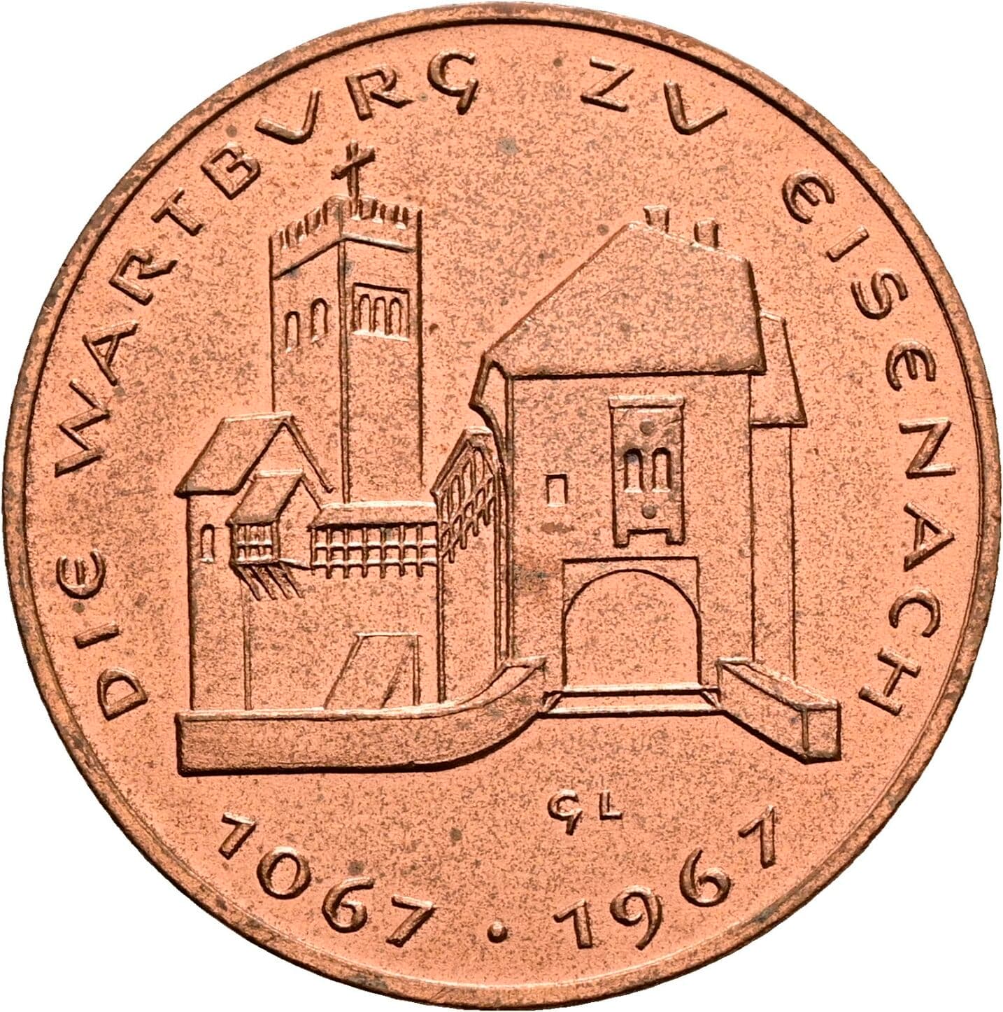 Jeton auf 900 Jahre Wartburg