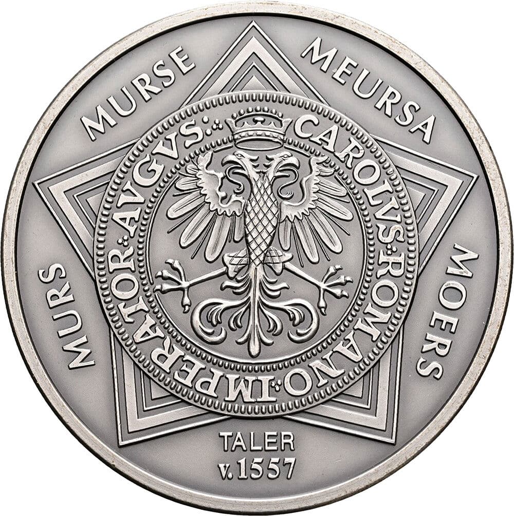 Moderne Medaille Grafschafter Münzfreunde Moers