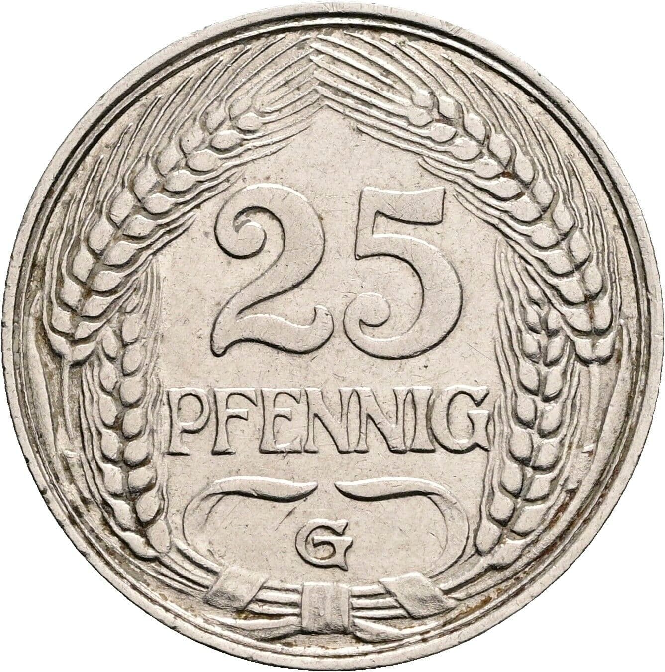 25 Pfennig