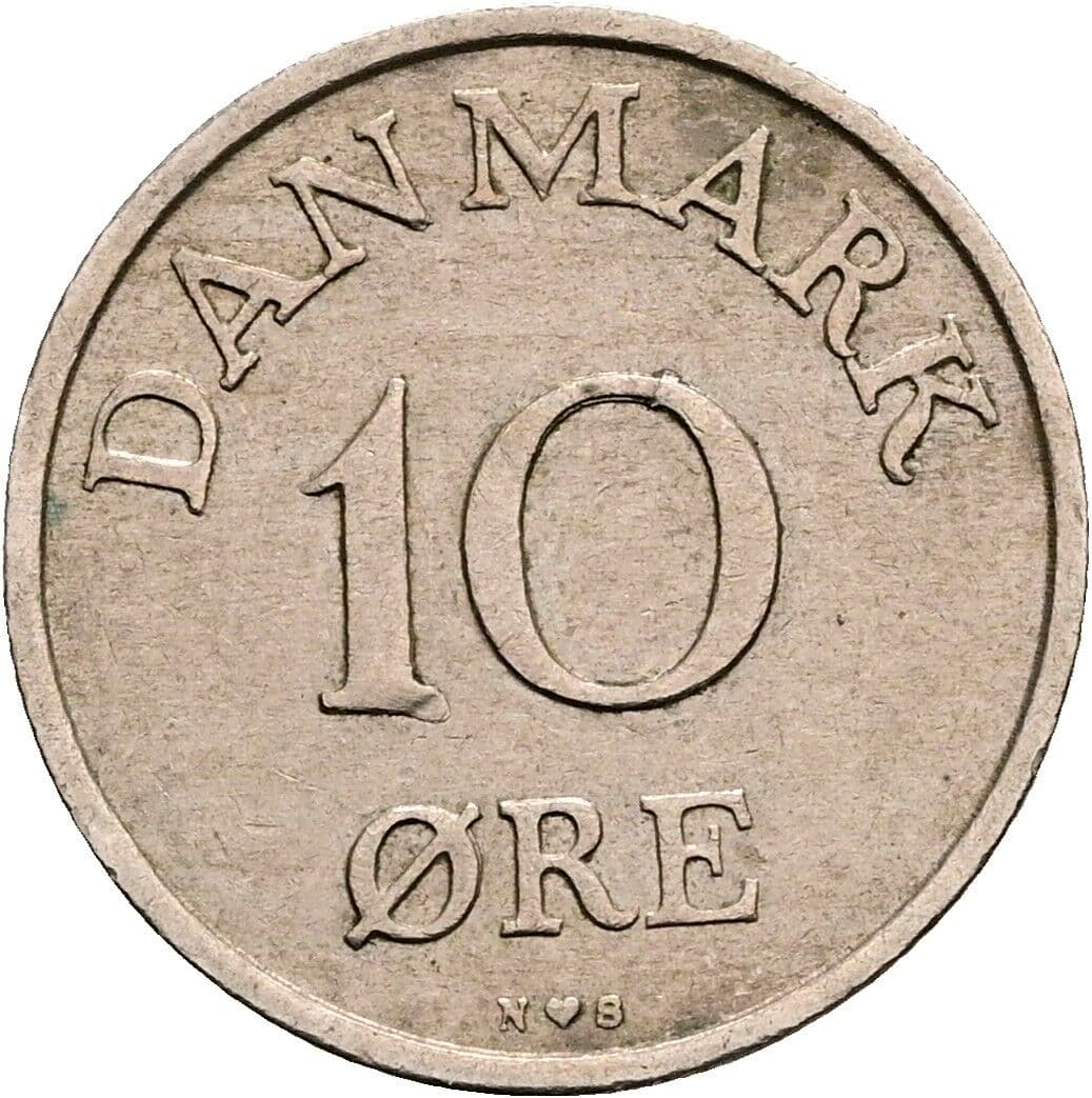 10 Öre 1954 – Vorderseite