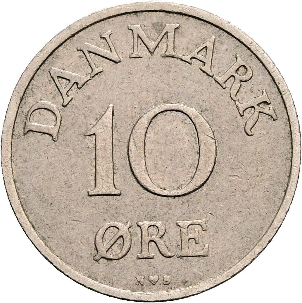 10 Öre 1953 – Vorderseite