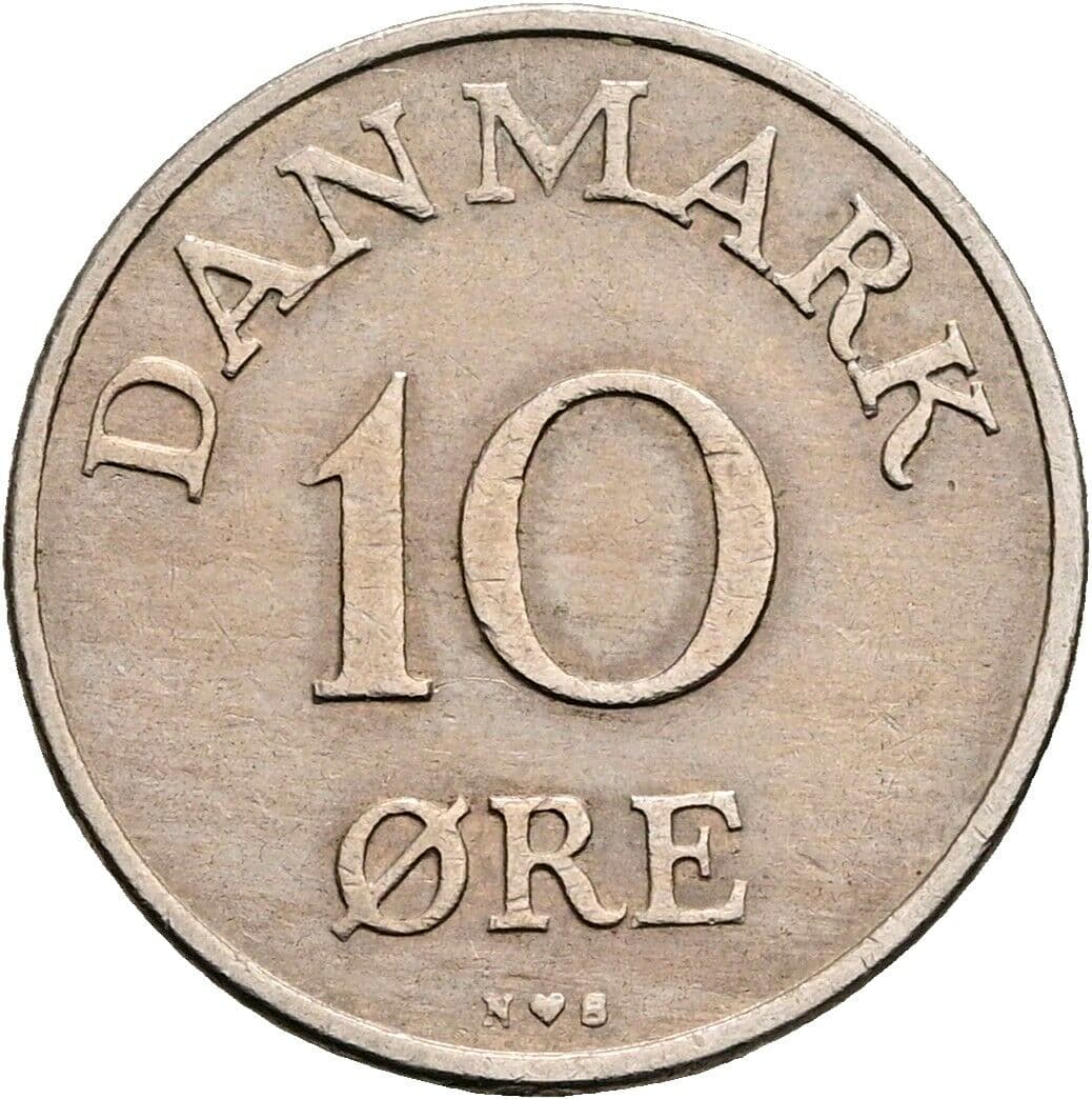 10 Öre 1950 – Vorderseite