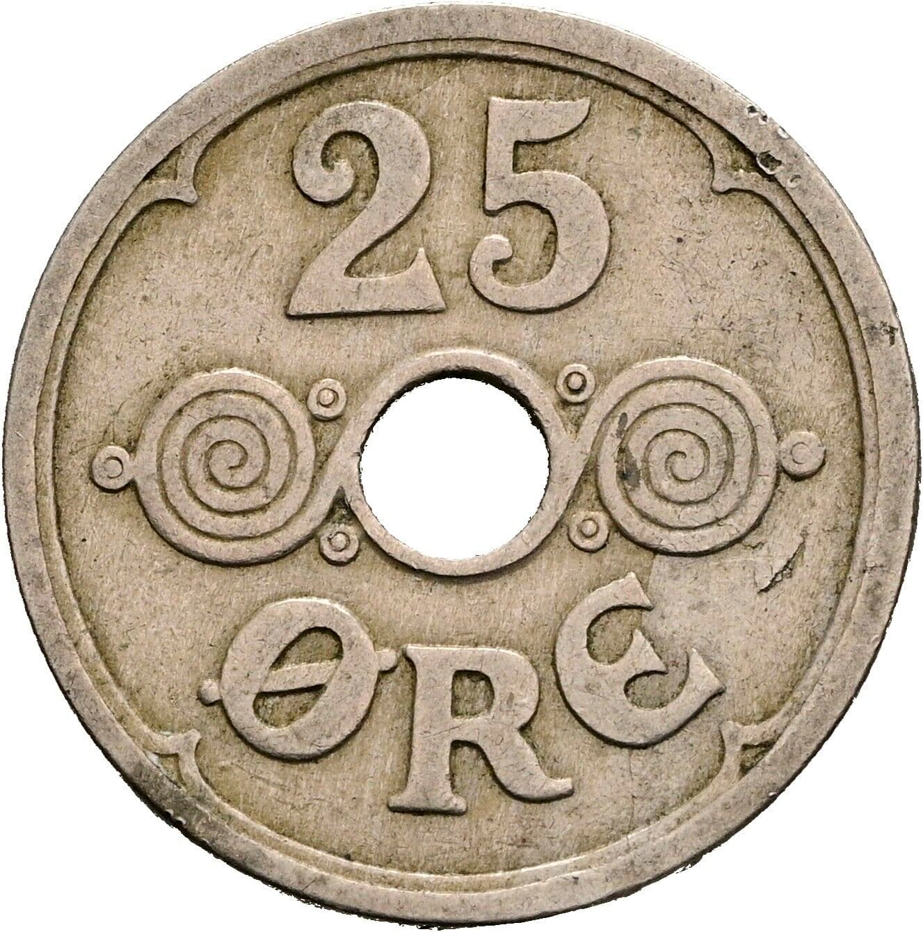 25 Öre 1929 – Vorderseite
