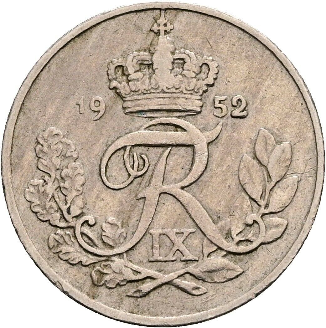 10 Öre 1952 – Rückseite