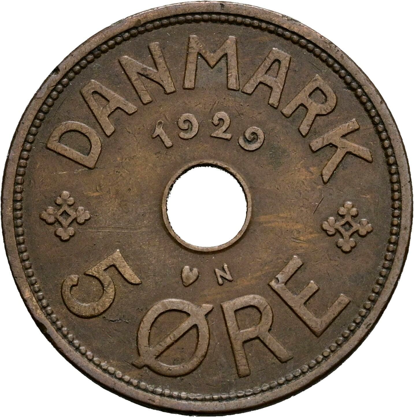5 Öre 1929 – Vorderseite
