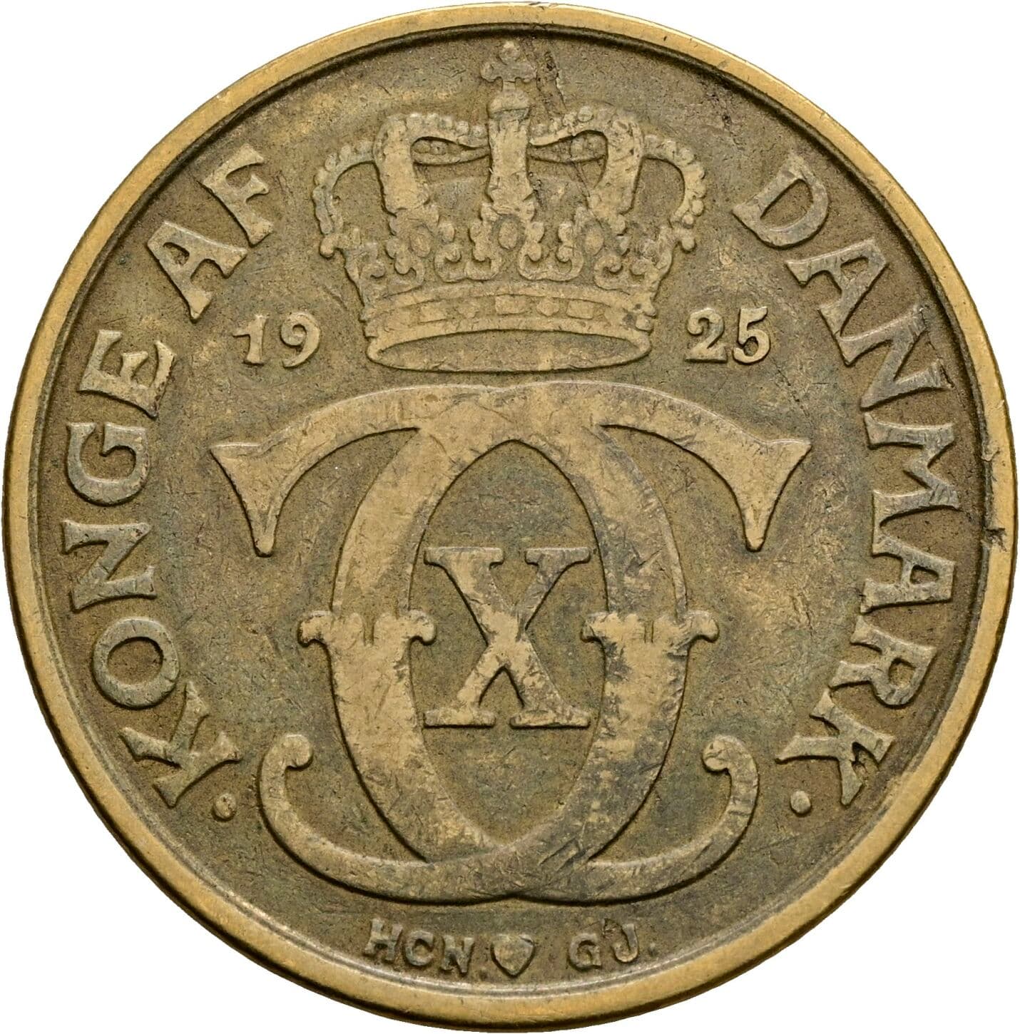 2 Kroner 1925 – Rückseite