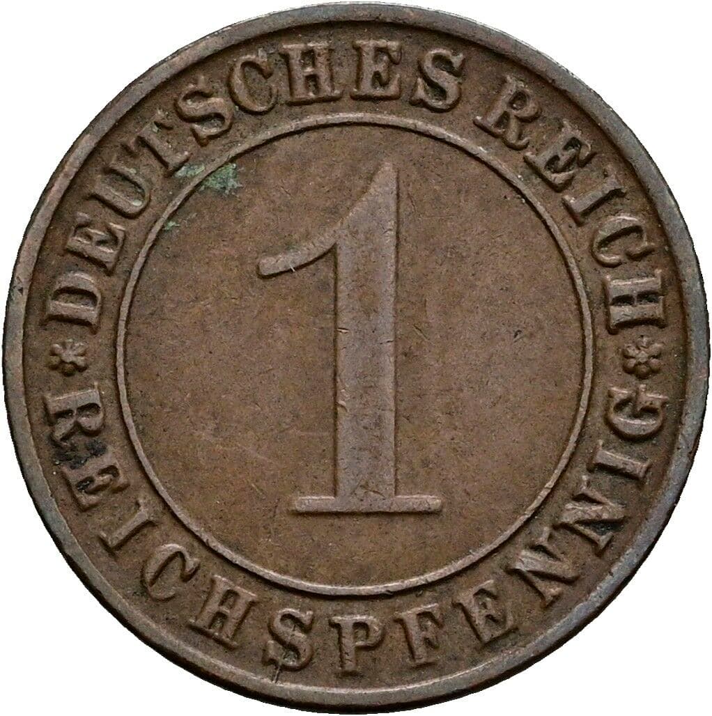 1 Reichspfennig 1931 E – Vorderseite