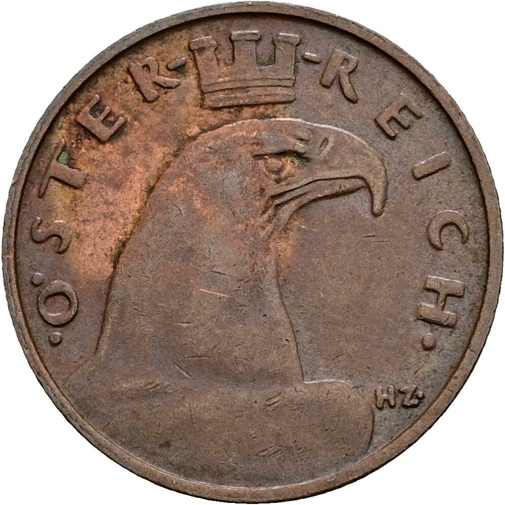 1 Groschen 1927 – Rückseite