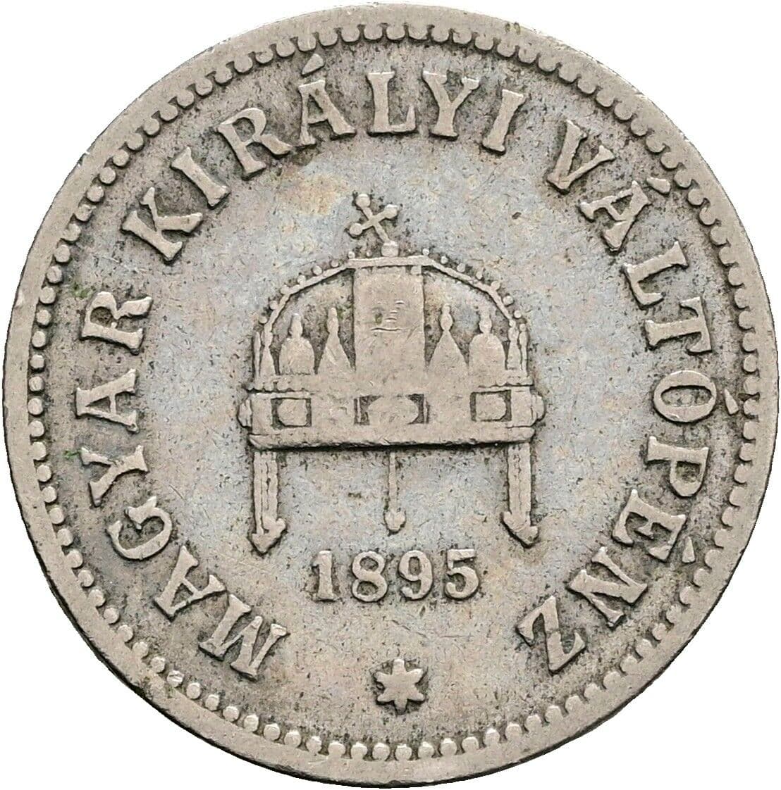 10 Filler Franz Joseph I. 1848-1916 1895 KB, Kremnitz – Rückseite