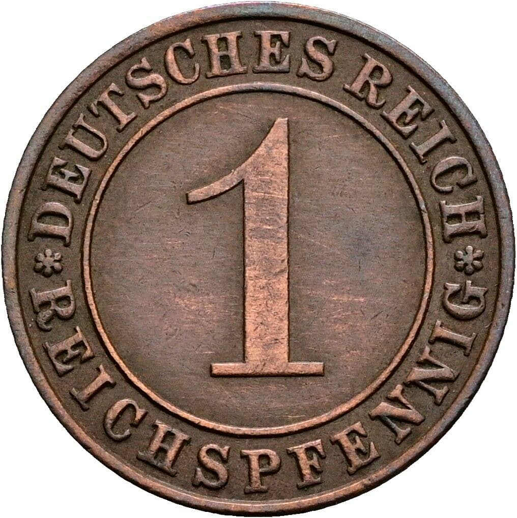 1 Reichspfennig 1935 A – Vorderseite