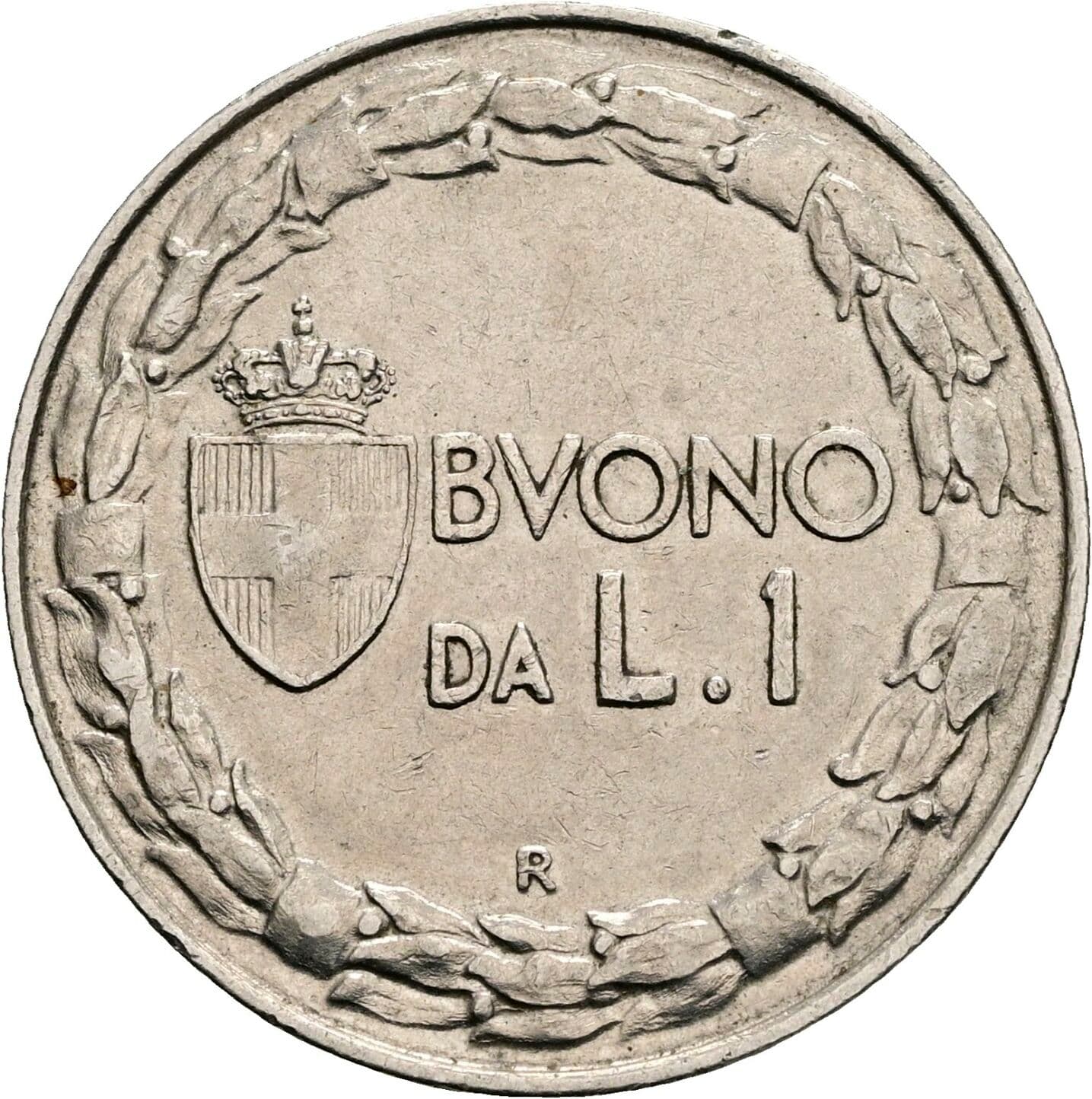 1 Lira Vittorio Emanuele III. 1900-1946 1924 – Vorderseite