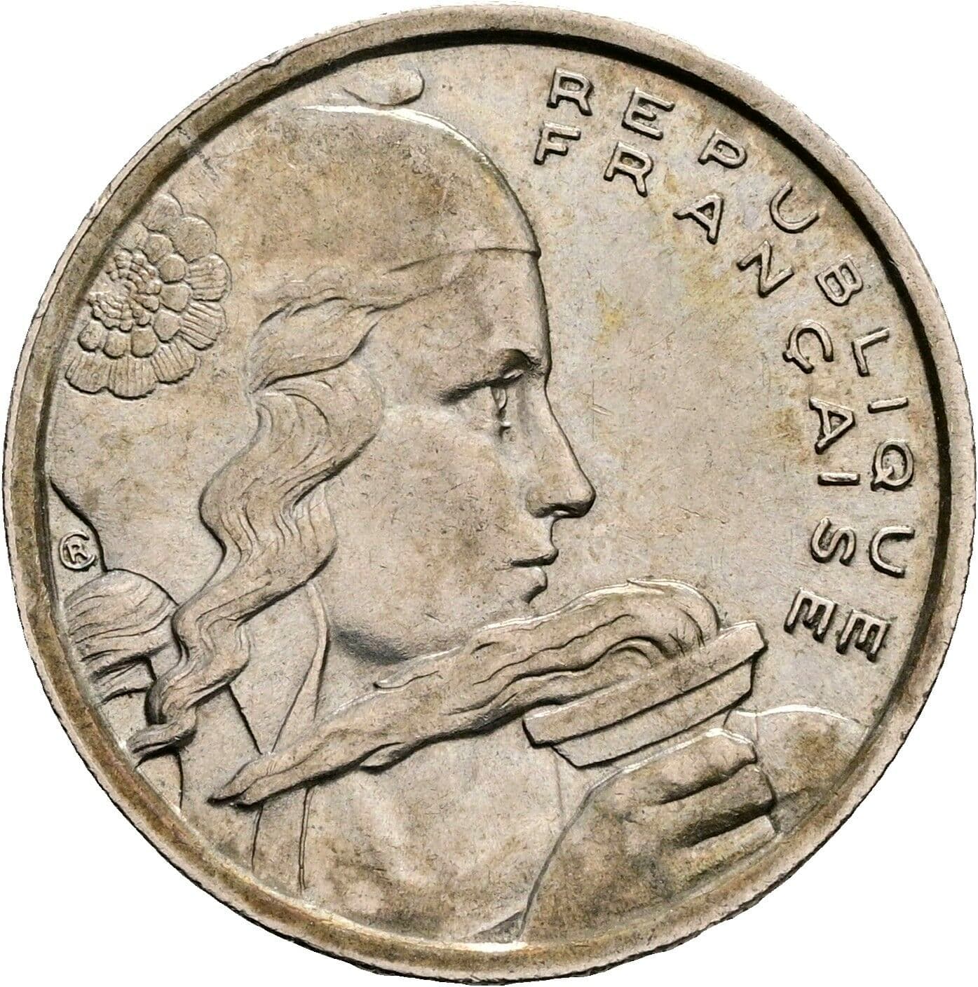 100 Francs 1955 B – Rückseite