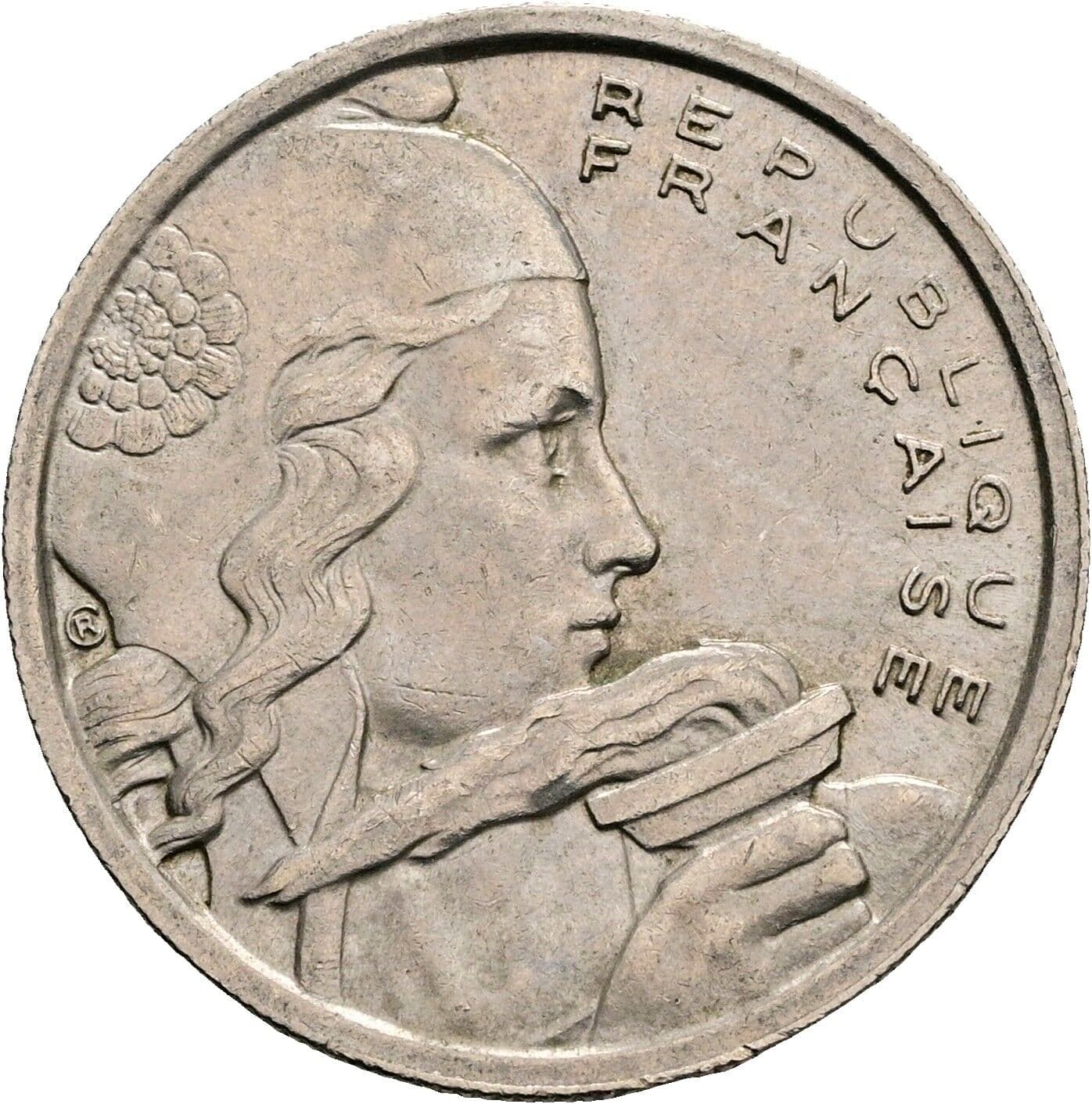 100 Francs 1954 B – Rückseite