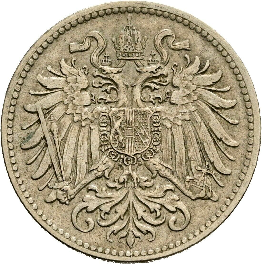 10 Heller Franz Joseph I. 1848-1916 1916 – Rückseite